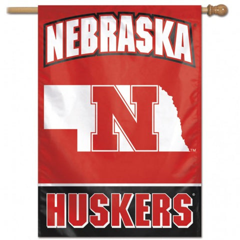 Nebraska Cornhuskers Banner 28x40 Vertical Alternate Design Special Order