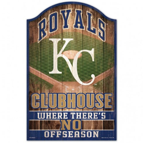 Kansas City Royals Sign 11x17 Wood Fan Cave Design Special Order
