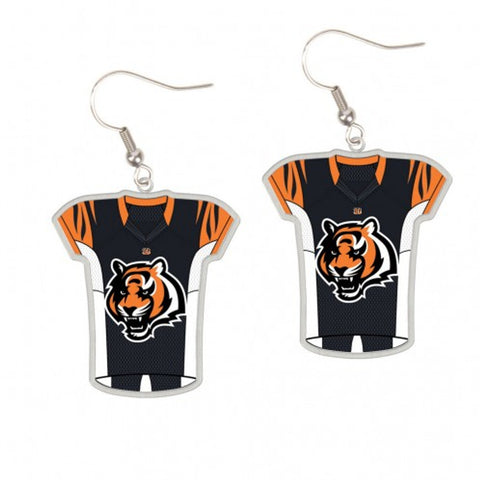 Cincinnati Bengals Earrings Jersey Style Special Order