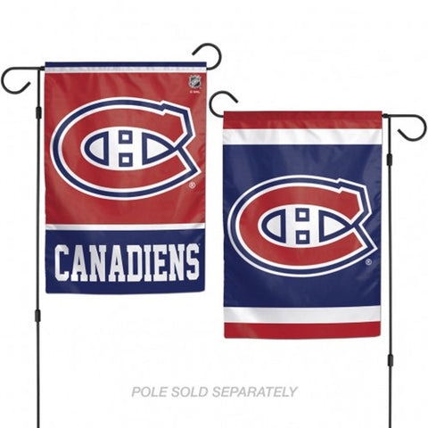 Montreal Canadiens Flag 12x18 Garden Style 2 Sided Special Order