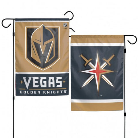 Las Vegas Golden Knights Flag 12x18 Garden Style 2 Sided