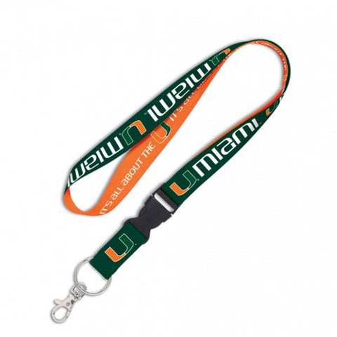 Miami Hurricanes Lanyard with Detachable Buckle