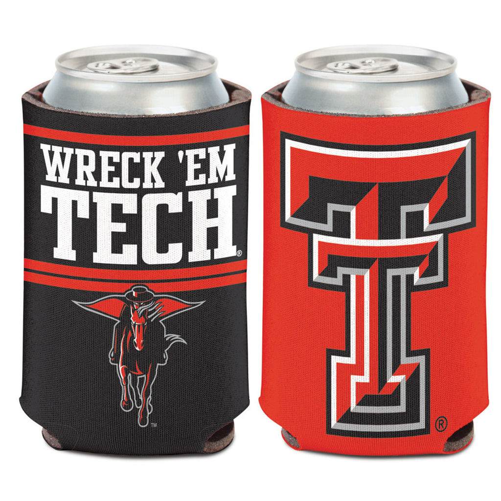 Texas Tech Red Raiders Can Cooler Slogan Design Special Order