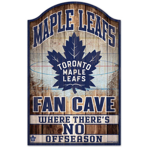 Toronto Maple Leafs Sign 11x17 Wood Fan Cave Design Special Order