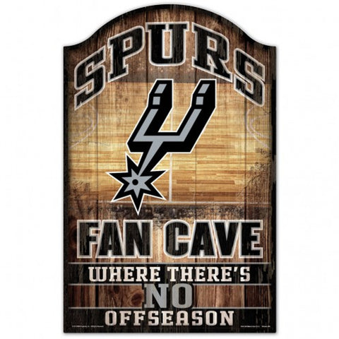 San Antonio Spurs Sign 11x17 Wood Fan Cave Design Special Order