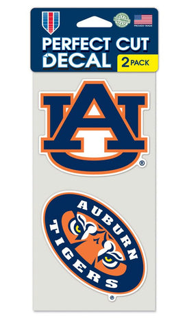 Auburn Tigers Set of 2 Die Cut Decals