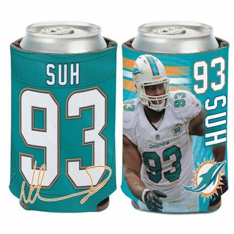 Miami Dolphins Can Cooler Ndamukong Suh Design 