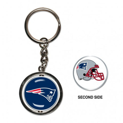 New England Patriots Key Ring Spinner Style Special Order