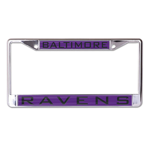 Baltimore Ravens License Plate Frame Inlaid Special Order