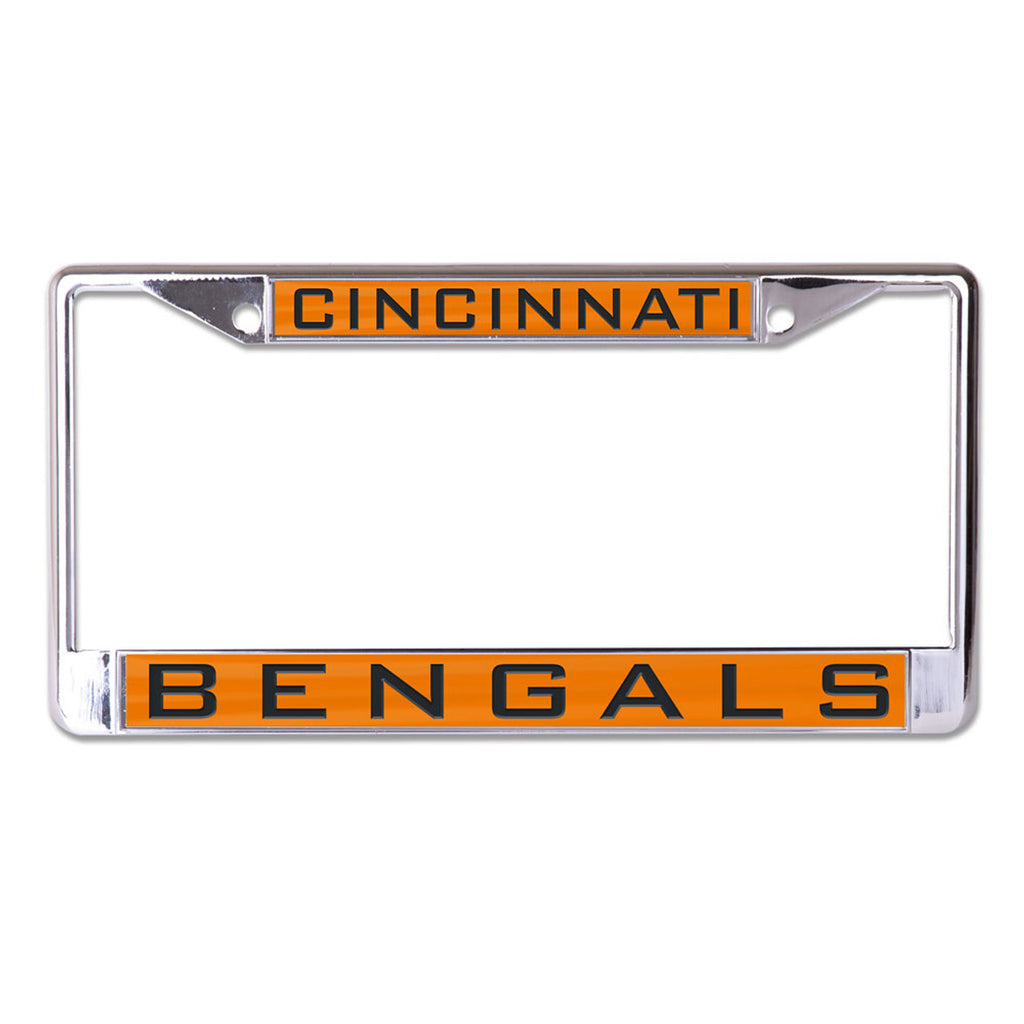 Cincinnati Bengals License Plate Frame Inlaid Special Order