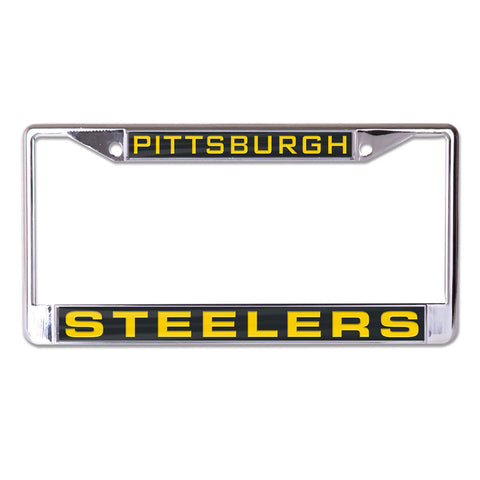Pittsburgh Steelers License Plate Frame Inlaid Special Order