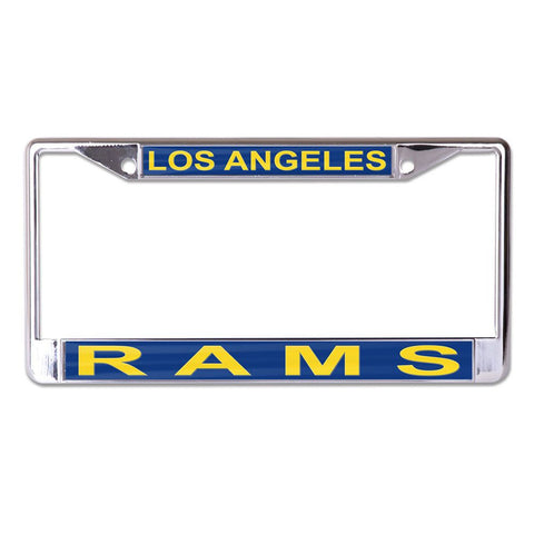 Los Angeles Rams License Plate Frame Inlaid Special Order