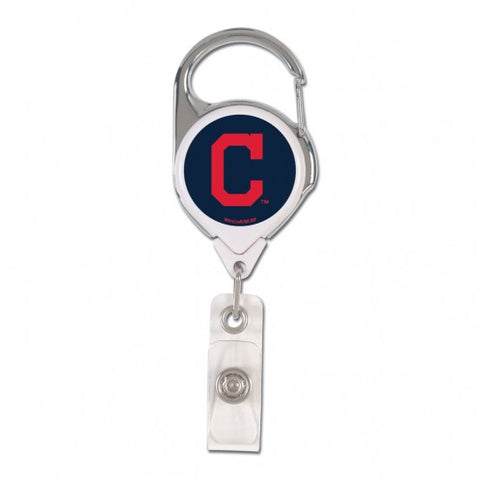 Cleveland Indians Retractable Premium Badge Holder 