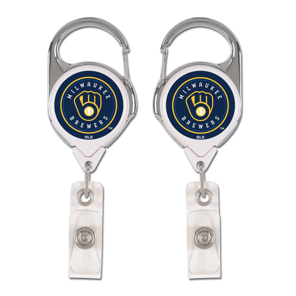 Milwaukee Brewers Badge Holder Premium Retractable