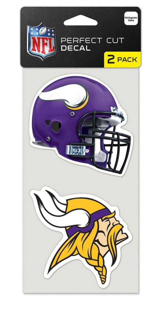 Minnesota Vikings Set of 2 Die Cut Decals