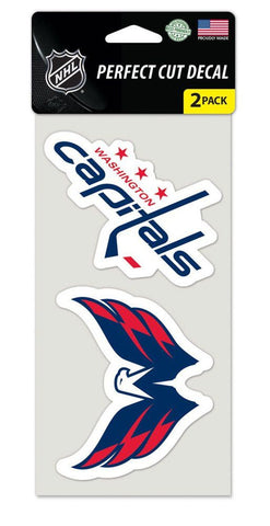 Washington Capitals Set of 2 Die Cut Decals