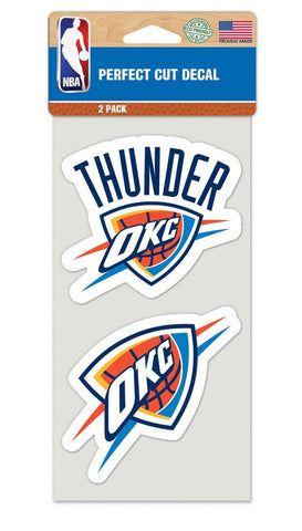 Oklahoma City Thunder Set of 2 Die Cut Decals Special Order
