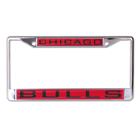 Chicago Bulls License Plate Frame Inlaid Special Order
