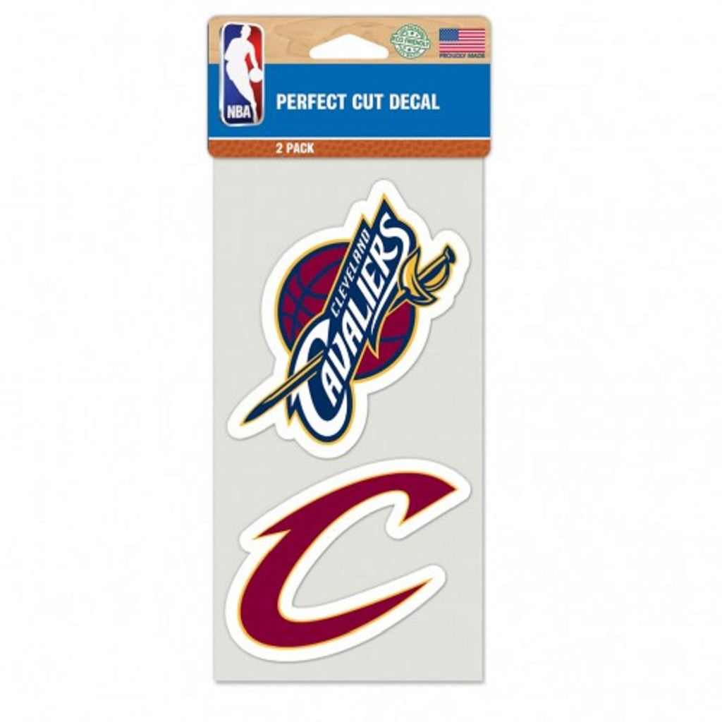 Cleveland Cavaliers Set of 2 Die Cut Decals Special Order