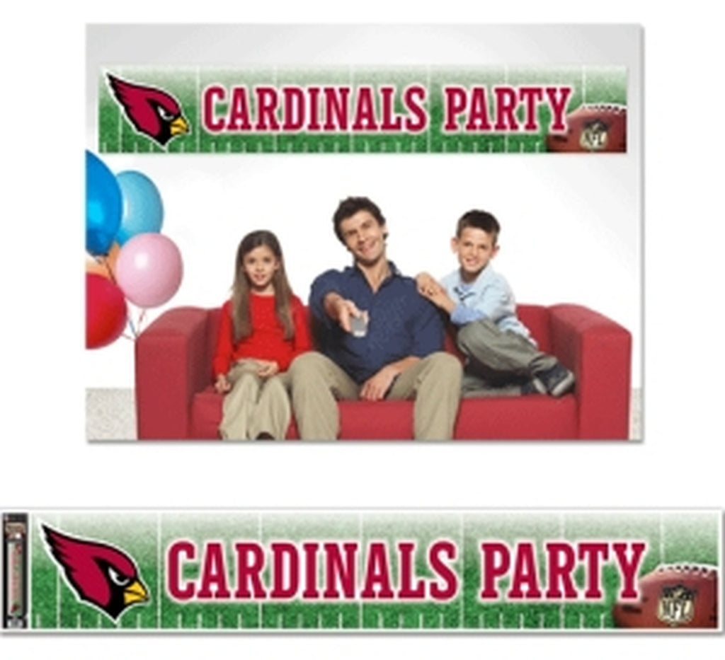 Arizona Cardinals Banner 12x65 Party Style 