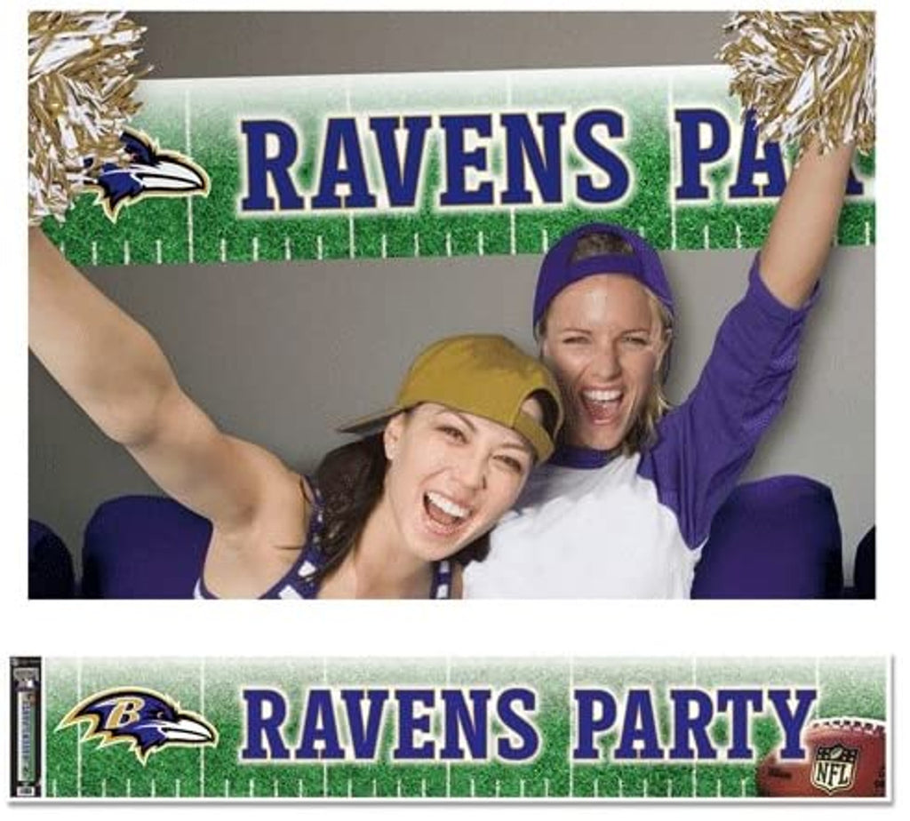 Baltimore Ravens Banner 12x65 Party Style