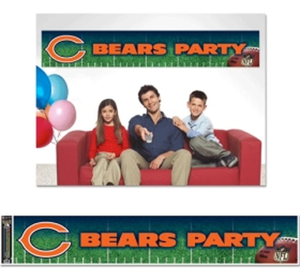 Chicago Bears Banner 12x65 Party Style 