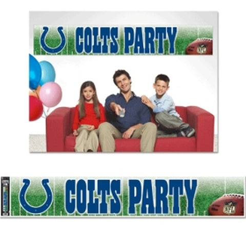 Indianapolis Colts Banner 12x65 Party Style 