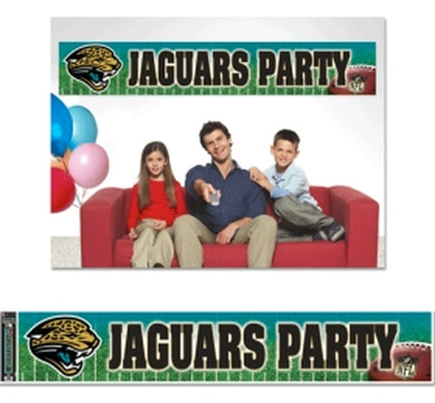 Jacksonville Jaguars Banner 12x65 Party Style 