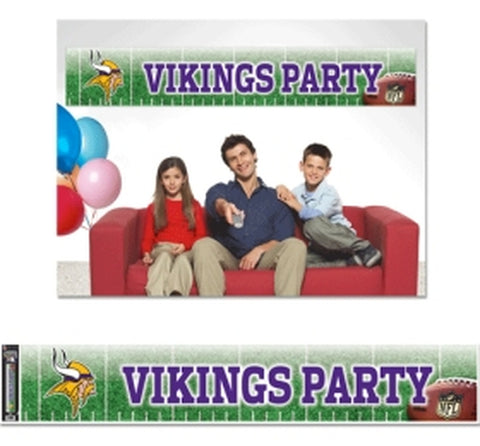 Minnesota Vikings Banner 12x65 Party Style 