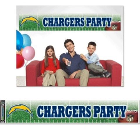 Los Angeles Chargers Banner 12x65 Party Style 