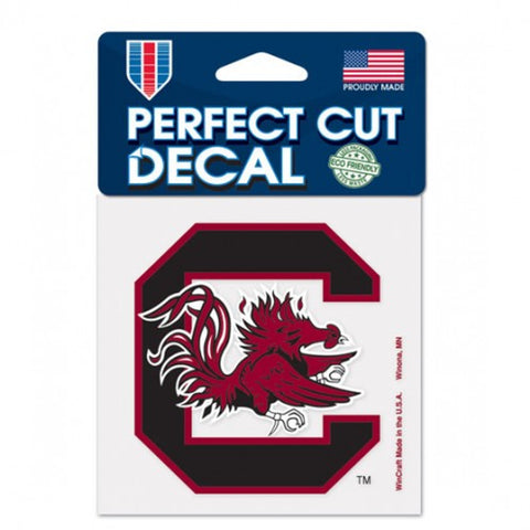 South Carolina Gamecocks Decal 4x4 Perfect Cut Color