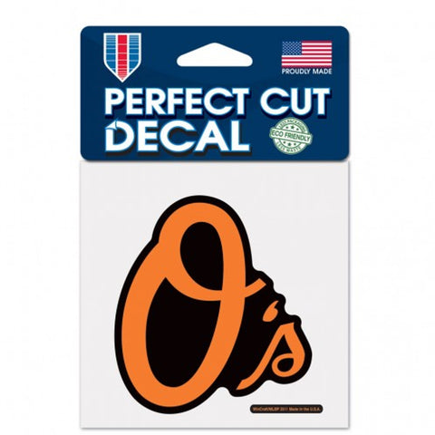 Baltimore Orioles Decal 4x4 Perfect Cut Color Special Order