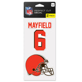 Cleveland Browns Decal 4x4 Perfect Cut