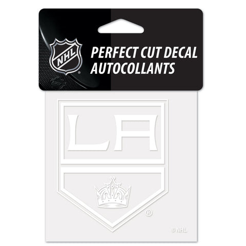 Los Angeles Kings Decal 4x4 Perfect Cut White