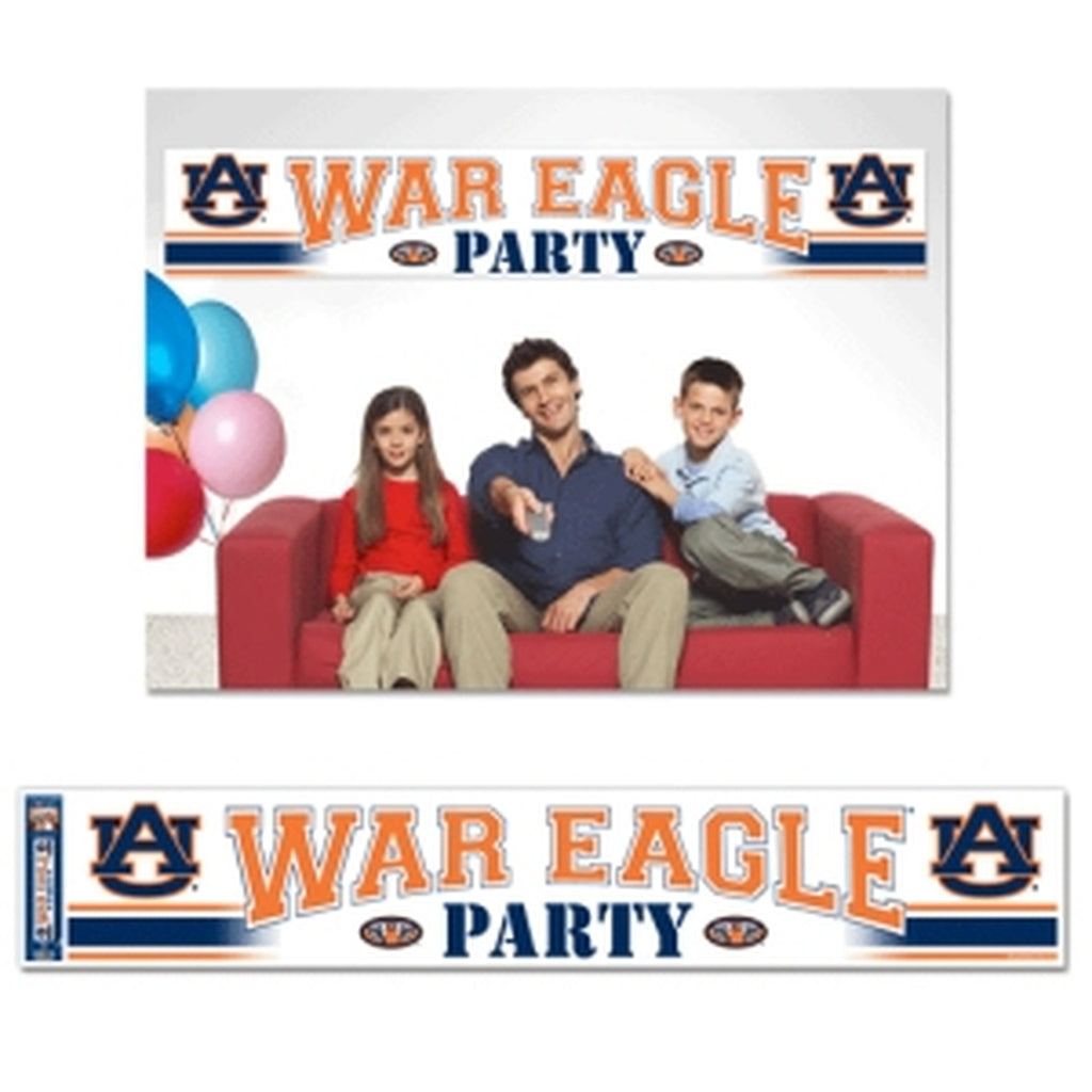 Auburn Tigers Banner 12x65 Party Style 
