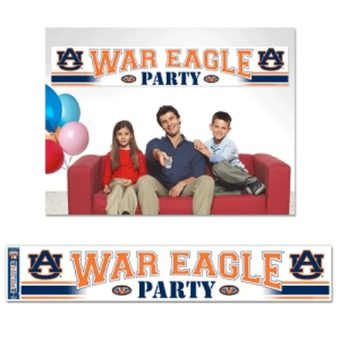 Auburn Tigers Banner 12x65 Party Style 
