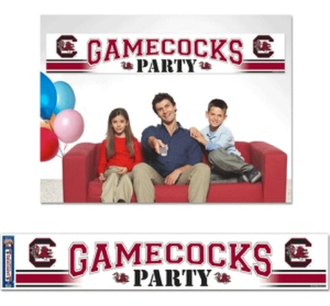 South Carolina Gamecocks Banner 12x65 Party Style 