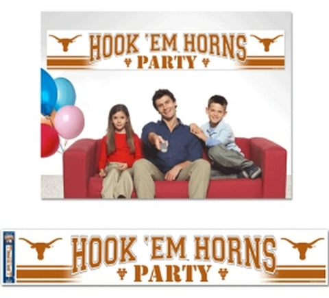 Texas Longhorns Banner 12x65 Party Style 