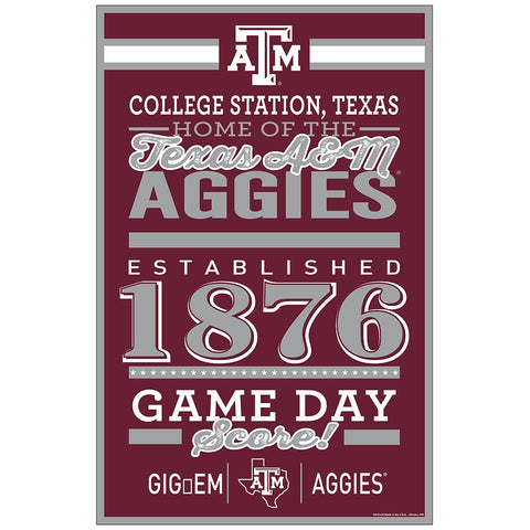 Texas A&M Aggies Sign