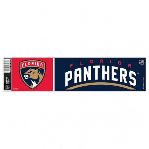 Florida Panthers Decal 3x12 Bumper Strip Style Special Order