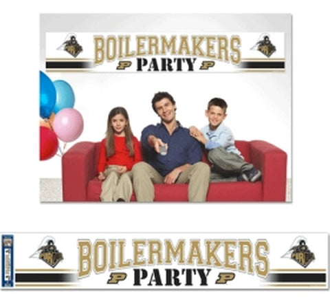 Purdue Boilermakers Banner 12x65 Party Style 