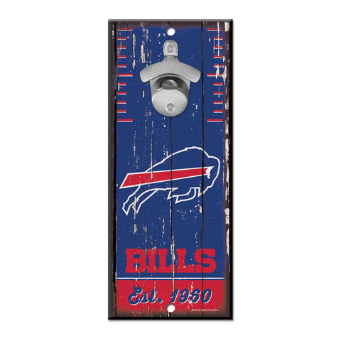 Buffalo Bills Sign Wood 5x11 Bottle Opener