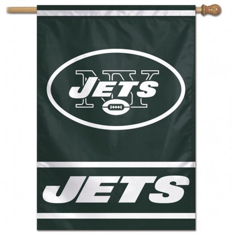New York Jets Banner 28x40 Vertical Special Order