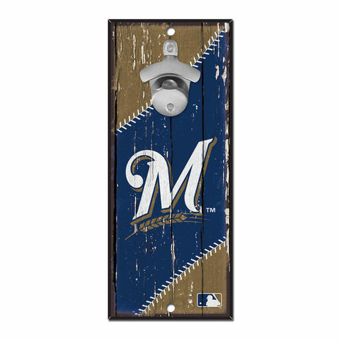 Milwaukee Brewers Wood Sign