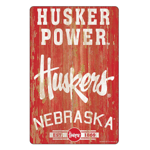 Nebraska Cornhuskers Sign