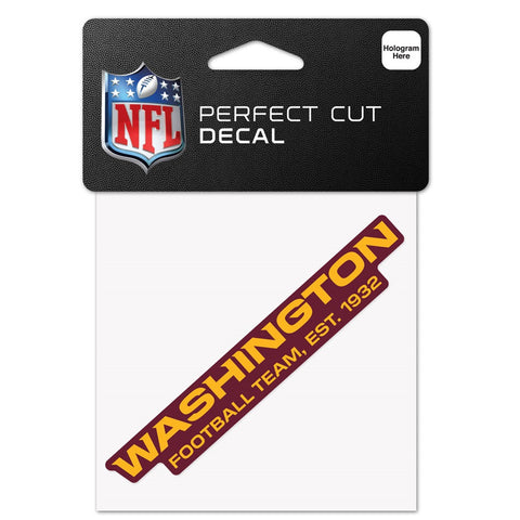 Washington Huskies Football Team Decal 4x4 Perfect Cut Color