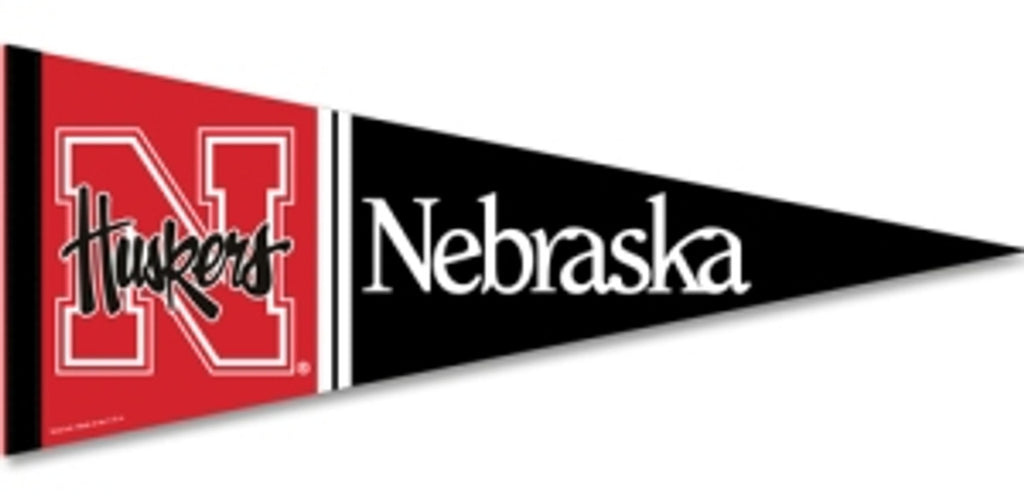 Nebraska Cornhuskers Pennant 12x30 Premium Style