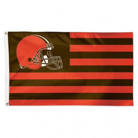 Cleveland Browns Flag 3x5 Deluxe Americana Design Special Order