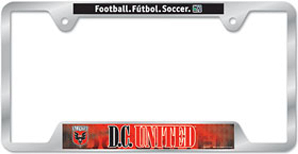 D. C. United License Plate Frame Metal Special Order