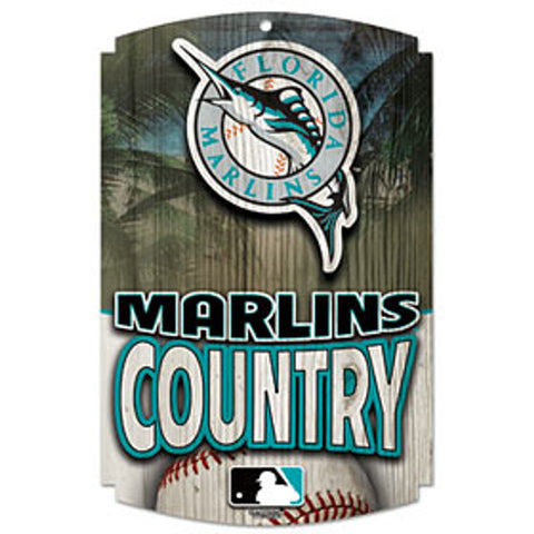 Miami Marlins Wood Sign Country Special Order